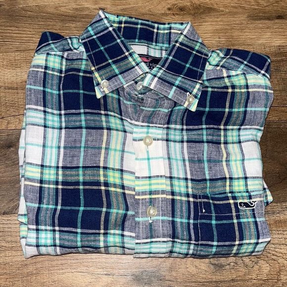 Vineyard Vines Other - Vineyard vines 100% linen button down long sleeve shirt